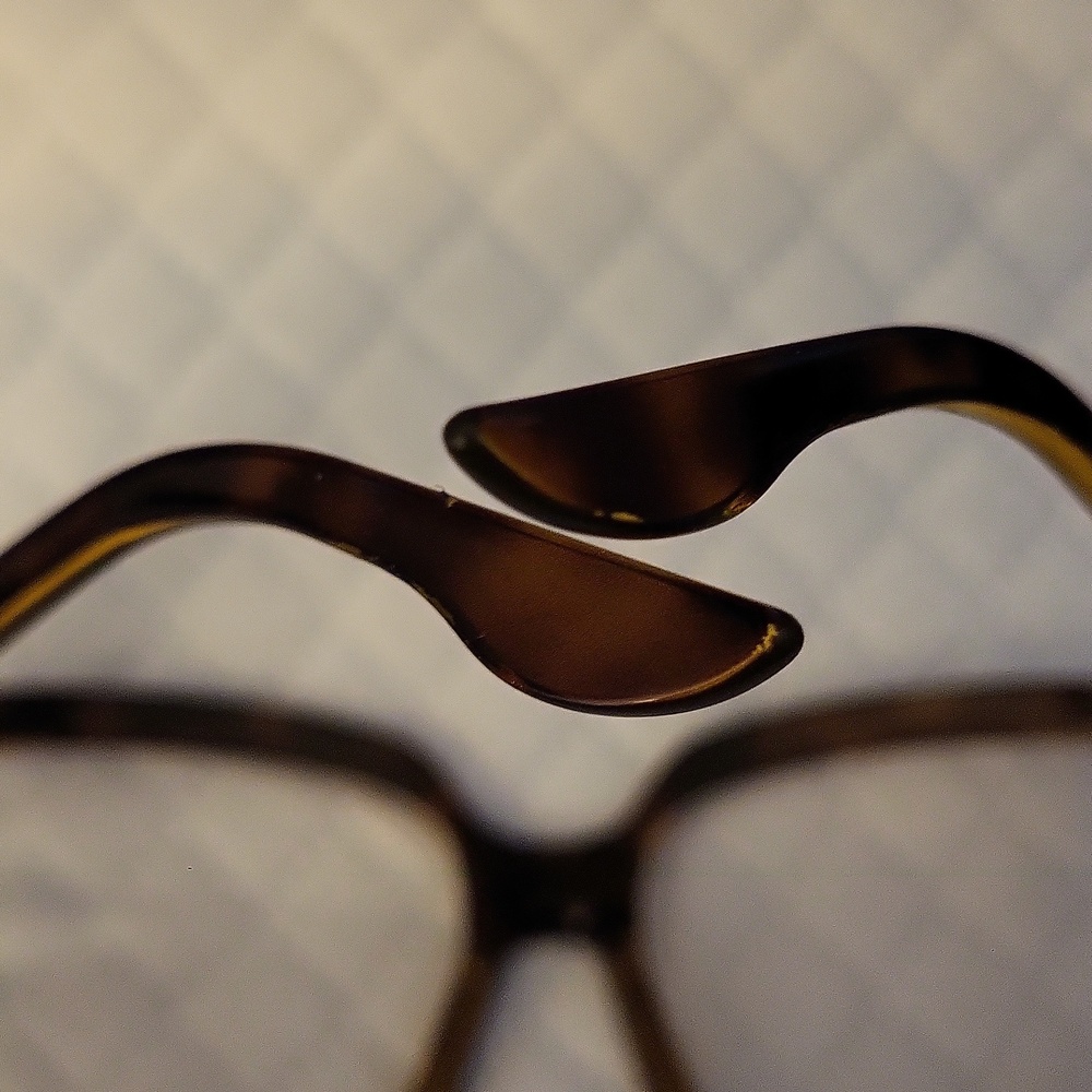 Gucci Black Tortoiseshell Crystal GG Logo Womens Glasses FRAMES ONLY - Picture 11 of 12